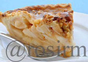 torta de manzana nueces y canela