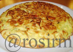 tortilla de espaguetis
