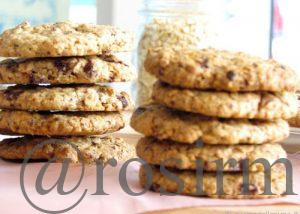 Galletas de avena manzana y nueces